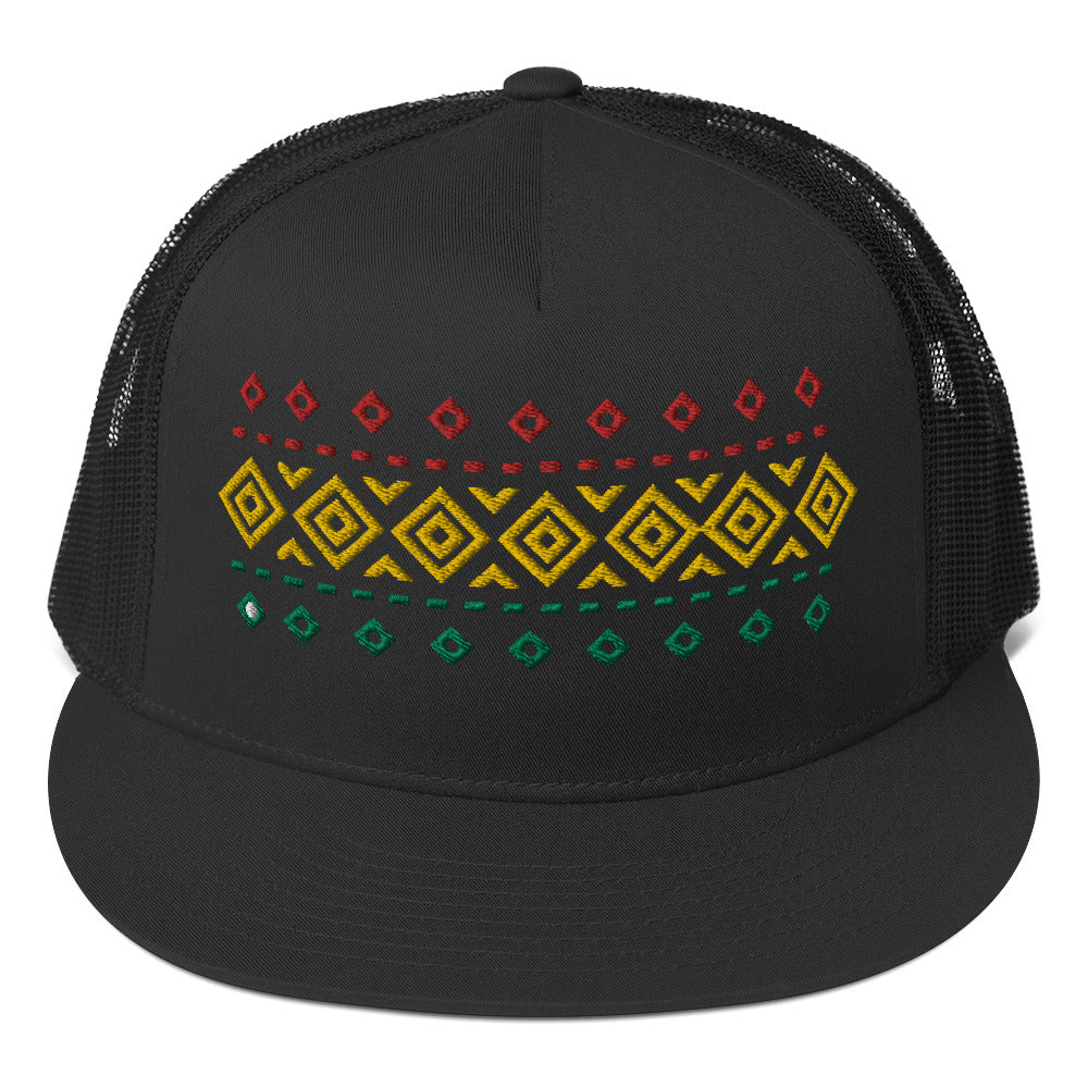 Simply Tribal |  Reggae Trucker Cap | Live the Vibe