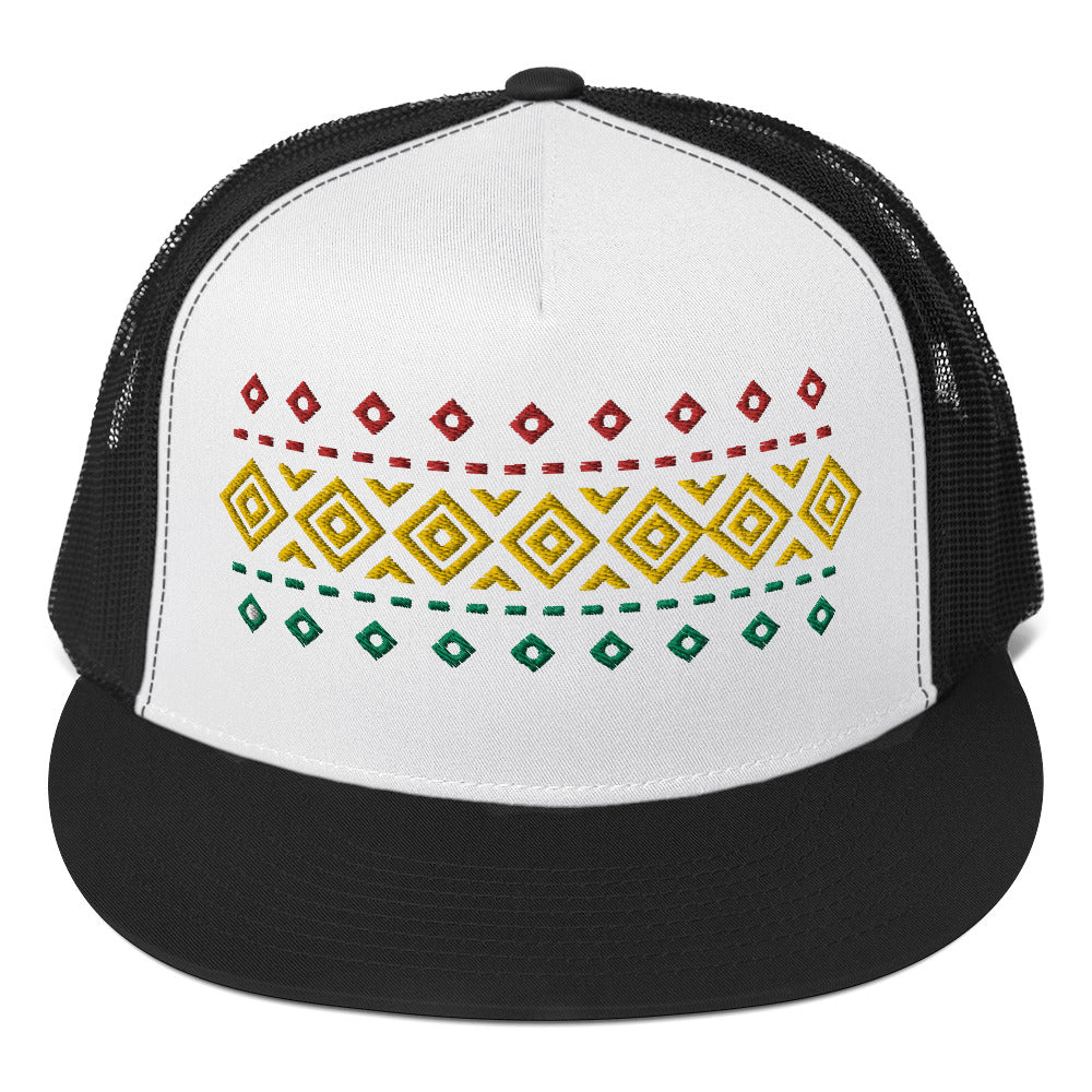 Simply Tribal |  Reggae Trucker Cap | Live the Vibe