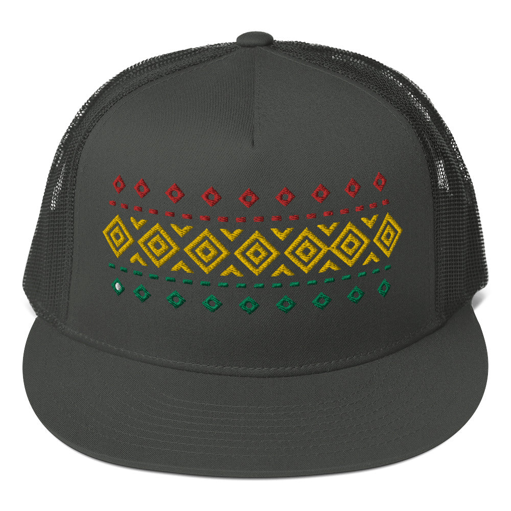 Simply Tribal |  Reggae Trucker Cap | Live the Vibe