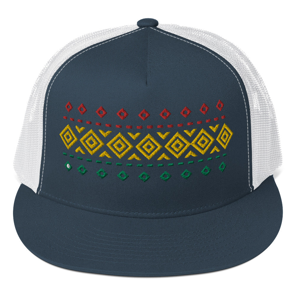 Simply Tribal |  Reggae Trucker Cap | Live the Vibe