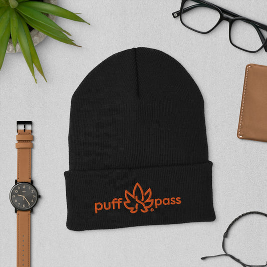 Puff Pass | Cuffed Beanie | Herb Apparel | Live the Culture