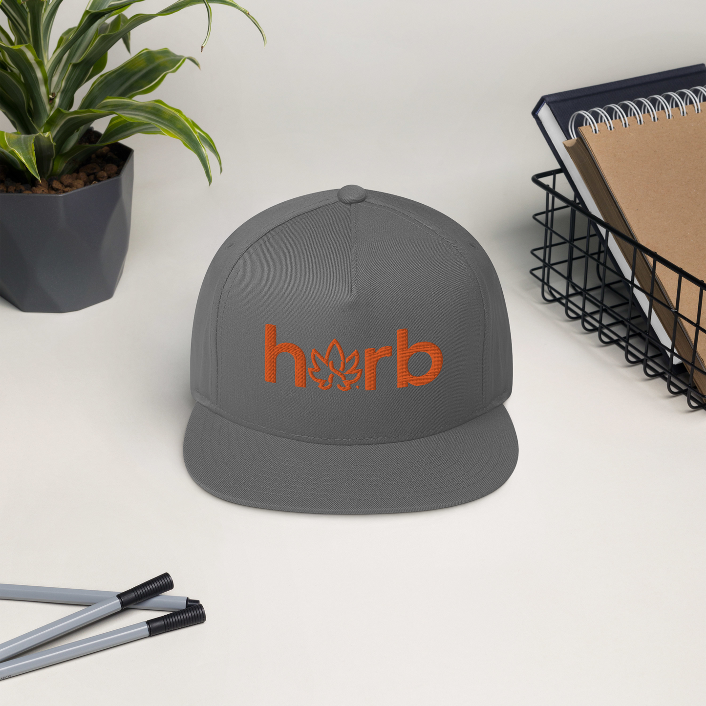 Herb | Flat Bill Snapback Cap | Herb Apparel | Live the Vibe