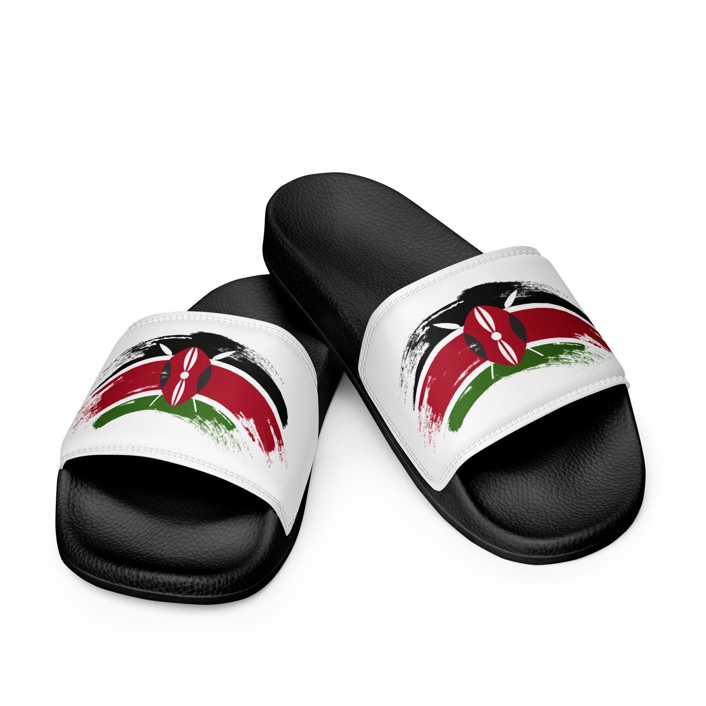 Kenya Flag Grunge | Proudly Kenyan | Women&#39;s slides