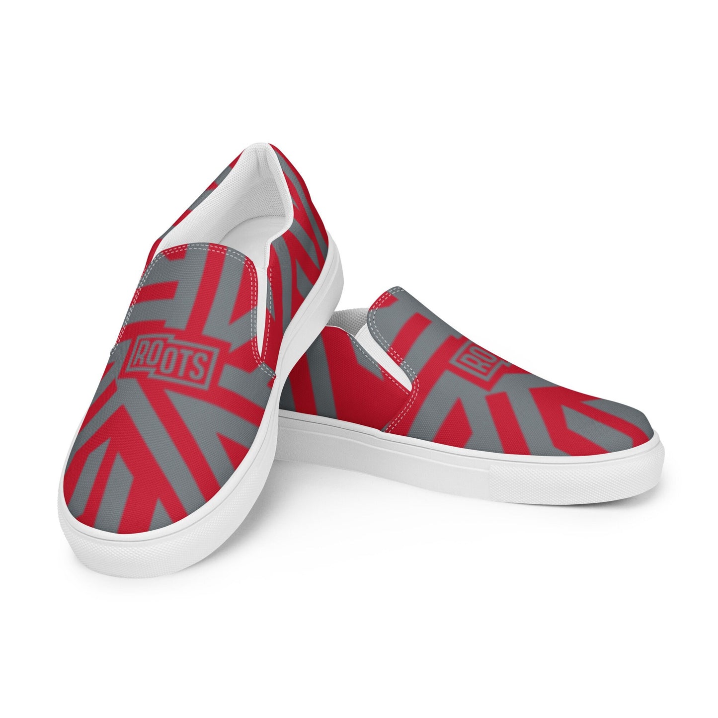 Kultured Roots Red | Men’s slip-on canvas shoes