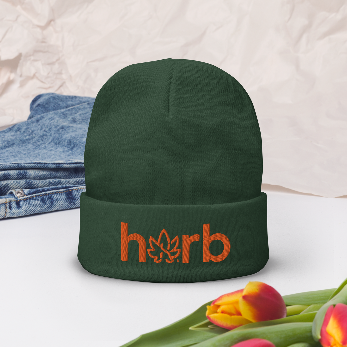 Herb | Embroidered Beanie | Herb Apparel | Live the Vibe