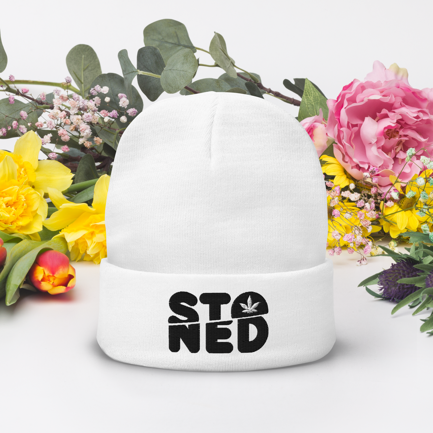 Stoned | Embroidered Beanie