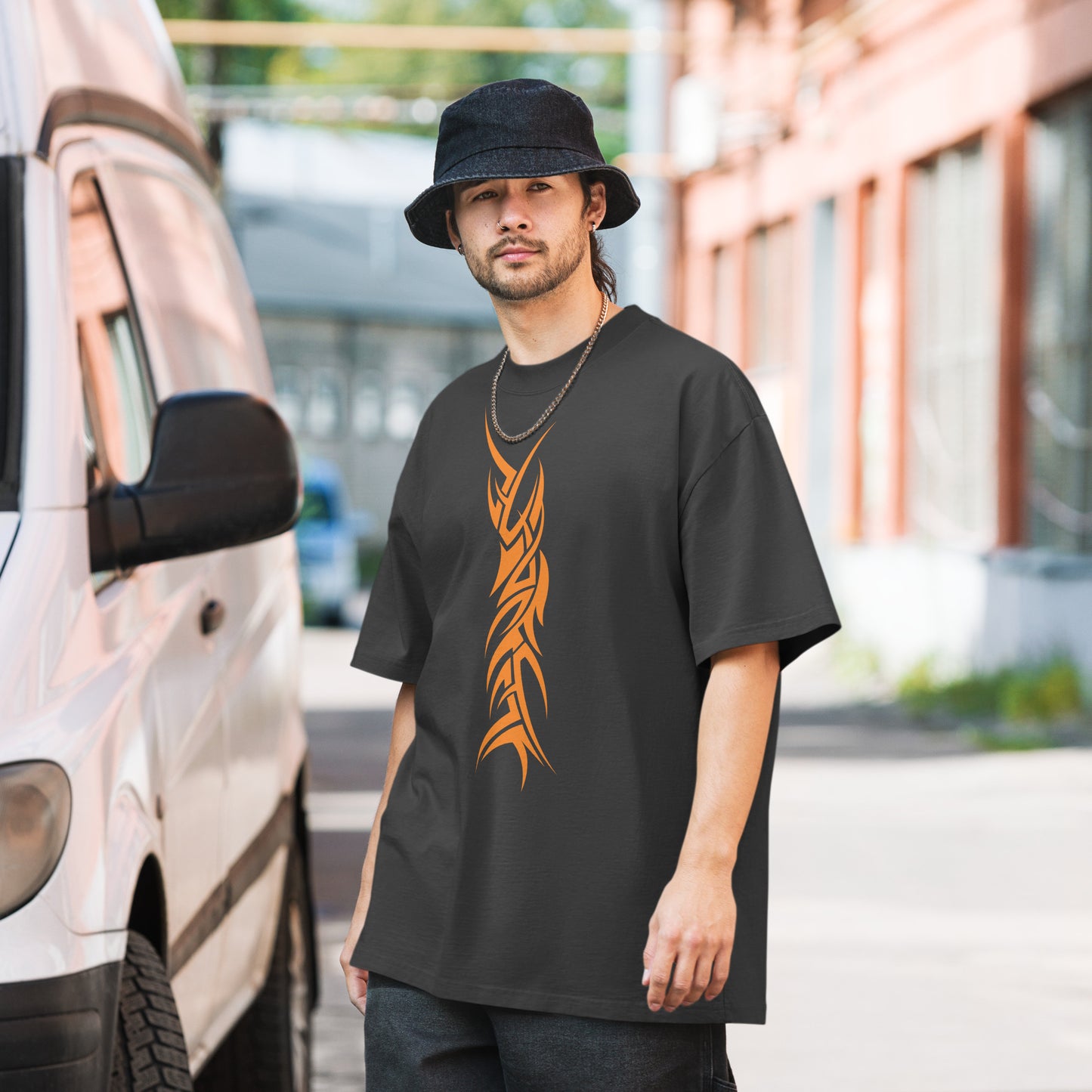 Simply Tribal | Oversized faded t-shirt | Live the Vibe