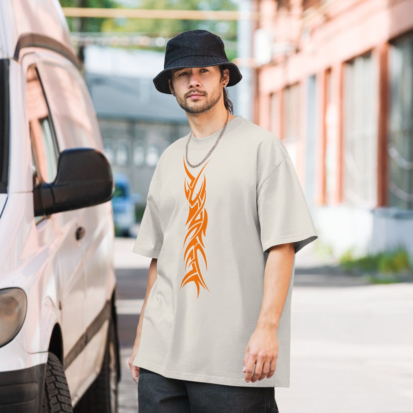 Simply Tribal | Oversized faded t-shirt | Live the Vibe