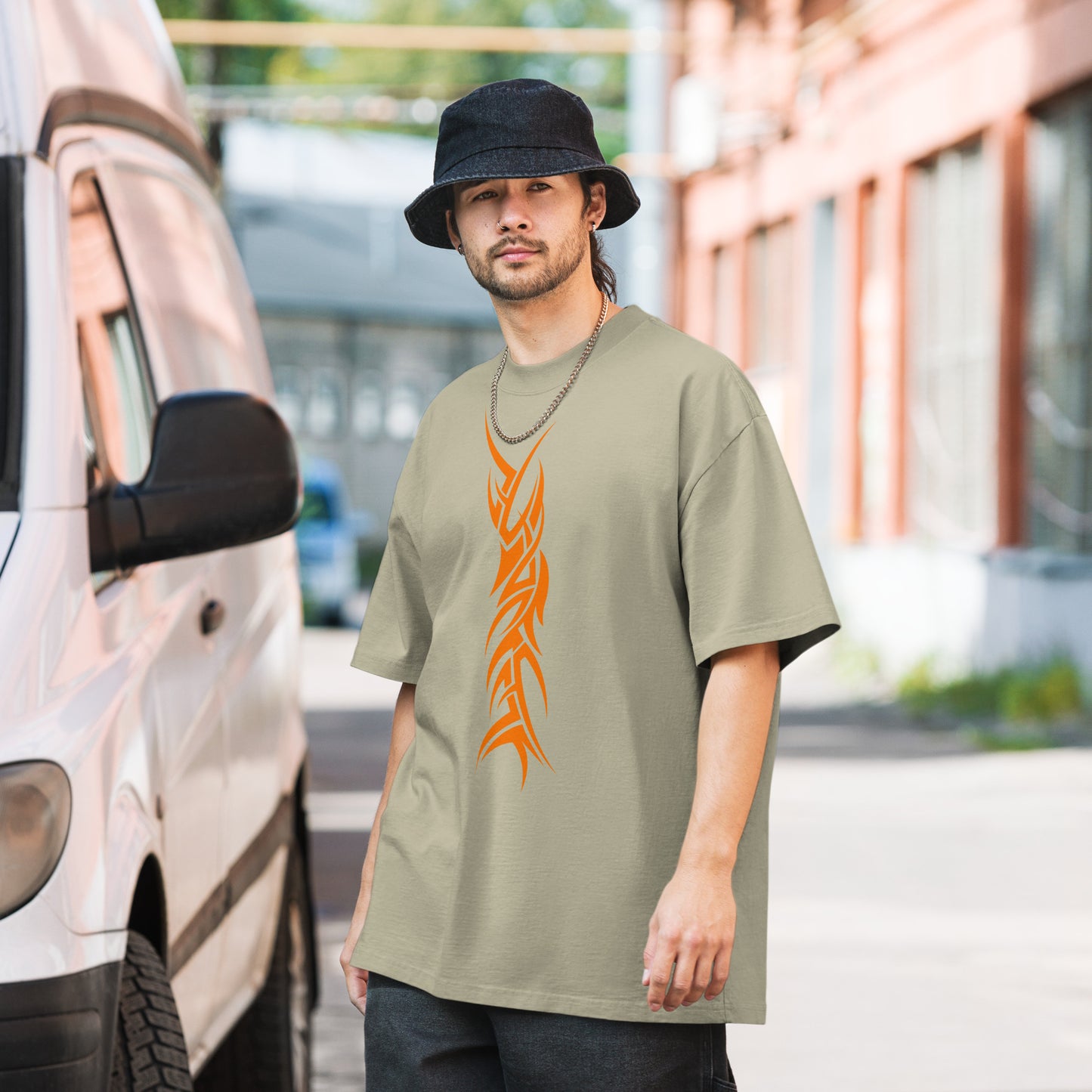 Simply Tribal | Oversized faded t-shirt | Live the Vibe