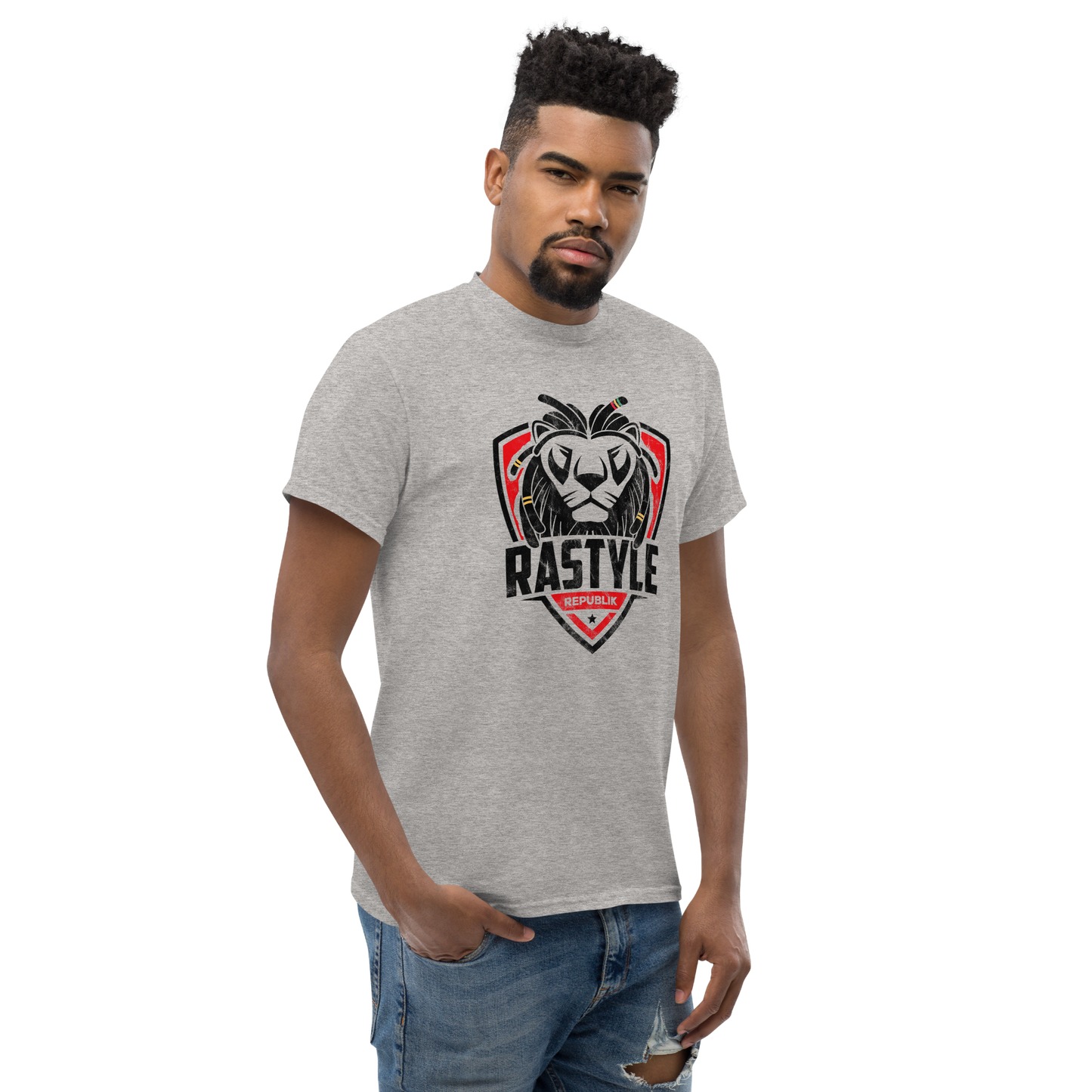 Rastyle Original - Lion Emblem | Unisex classic tee | Live the Vibe