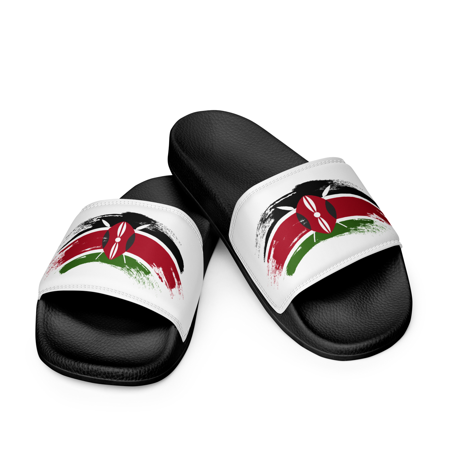 Kenya Flag Grunge | Women's slides | Footwear