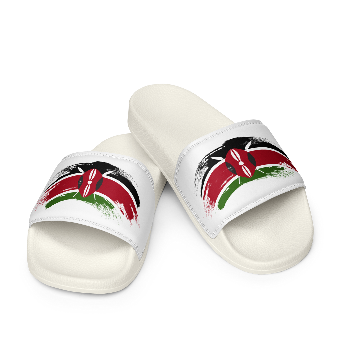 Kenya Flag Grunge | Women's slides | Footwear